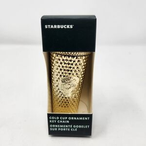 Starbucks 2022 Gold Cold Cup Ornament